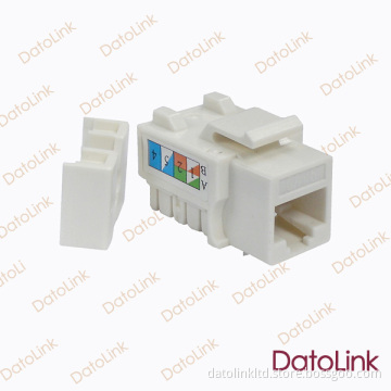 Keystone Jack, CAT6, UTP, 90 Degree